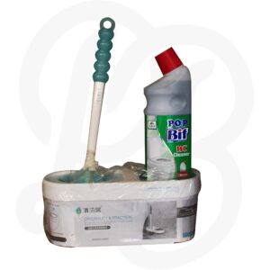Hanging Toilet Brush Set